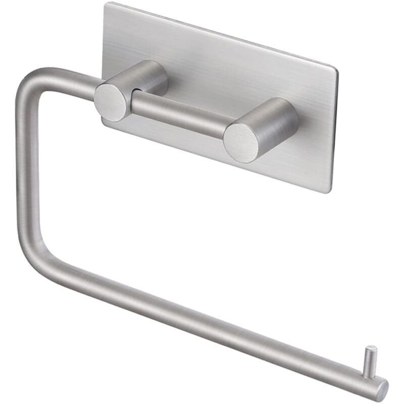 foto del prodotto zvd self adhesive toilet paper holder stainless steel tissue paper roll towel holder rustproof brushed finish