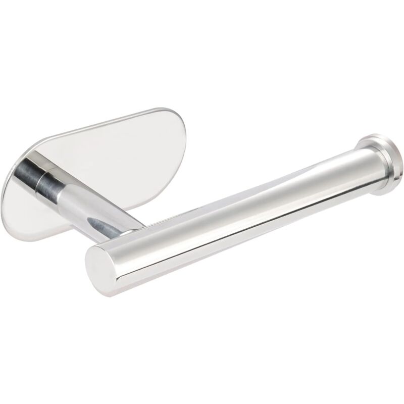 foto del prodotto zvd self adhesive toilet paper holder, toilet paper holder without wall drilling, sus 304 stainless steel, self adhesive 3m drilling
