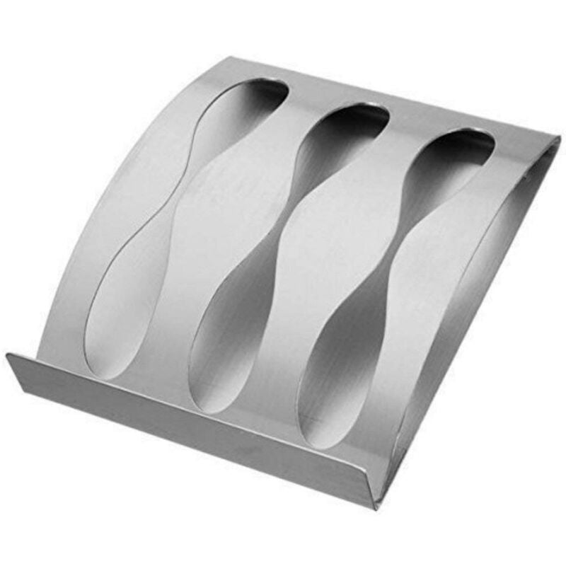 foto del prodotto zvd self adhesive toothbrush holder, wall mounted stainless steel bathroom toothbrush holder wall mounted durable kitchen backing paste, no