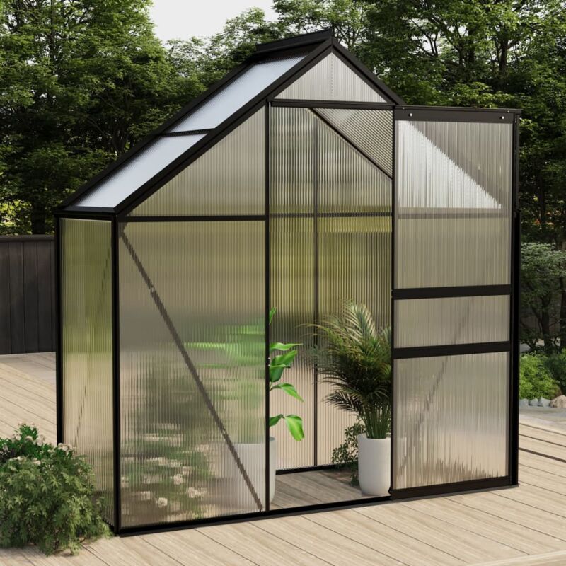 foto del prodotto zvd serre alluminio antracite 1,33 m2