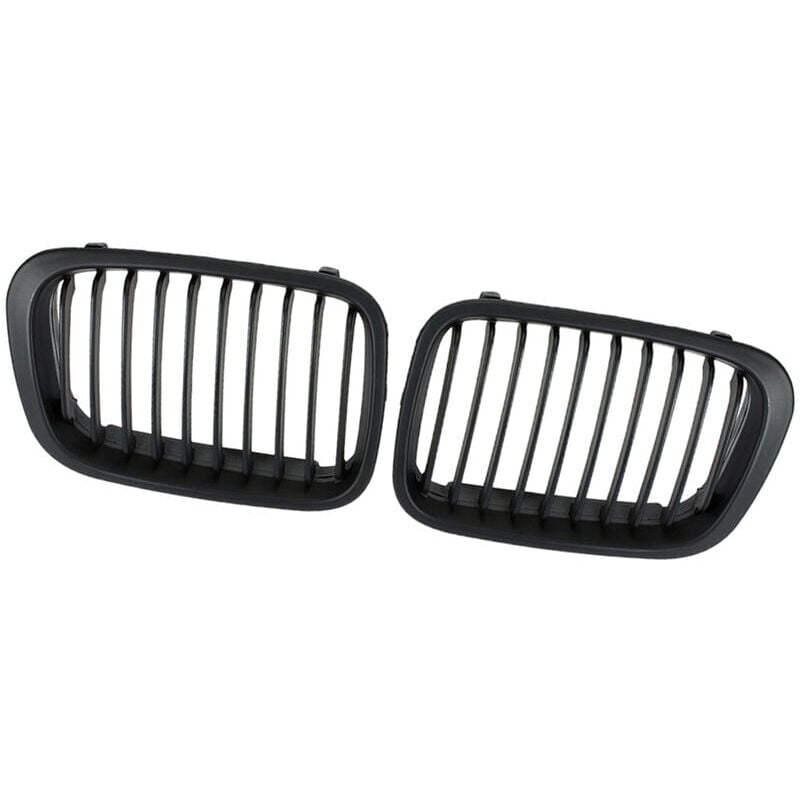 foto del prodotto zvd set di 2 griglie nere opache per bmw e46 serie 3 4 porte 1998 2001