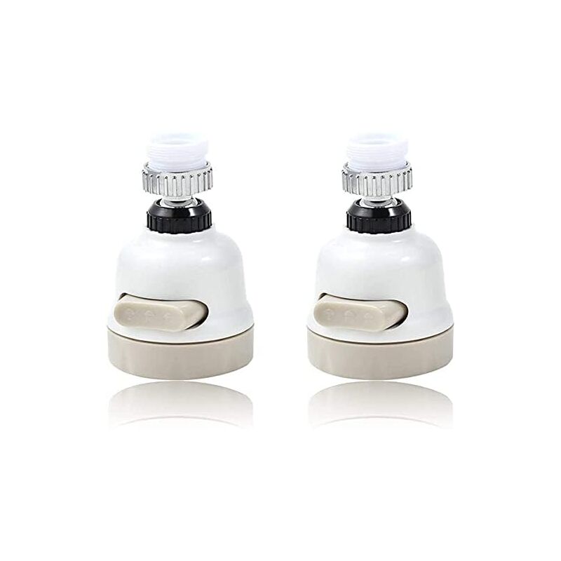 foto del prodotto zvd set di 2 teste mobili per rubinetti da cucina, aeratore per rubinetto a risparmio idrico, aeratore per rubinetto con rotazione a 360 , ugello