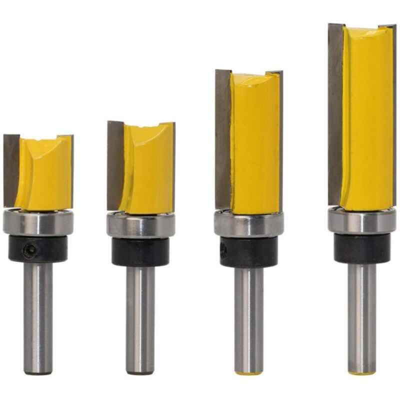 foto del prodotto zvd set di 4 coltelli da intaglio a filo modello utensile da taglio professionale con gambo da 8 mm