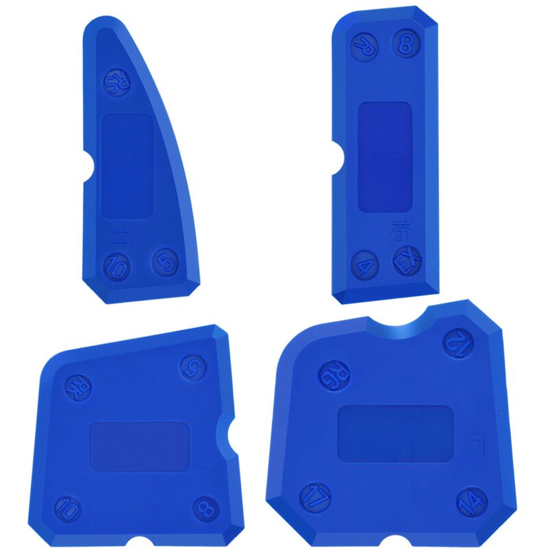 foto del prodotto zvd set di 4 utensili per sigillatura in silicone sigillante di finitura colore blu