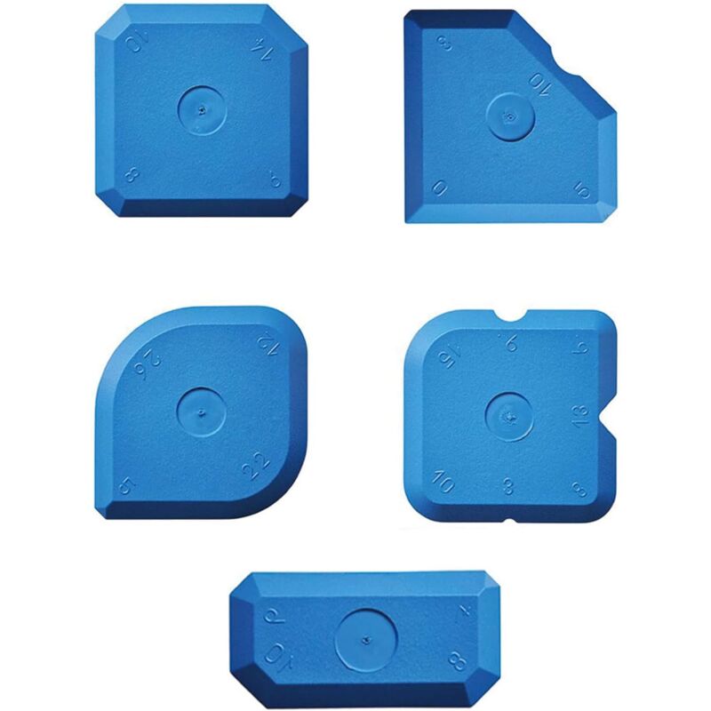 foto del prodotto zvd set di 5 utensili per calafataggio in silicone utensili per calafataggio sigillante, raschietto per cazzuola in silicone, lisciatore per