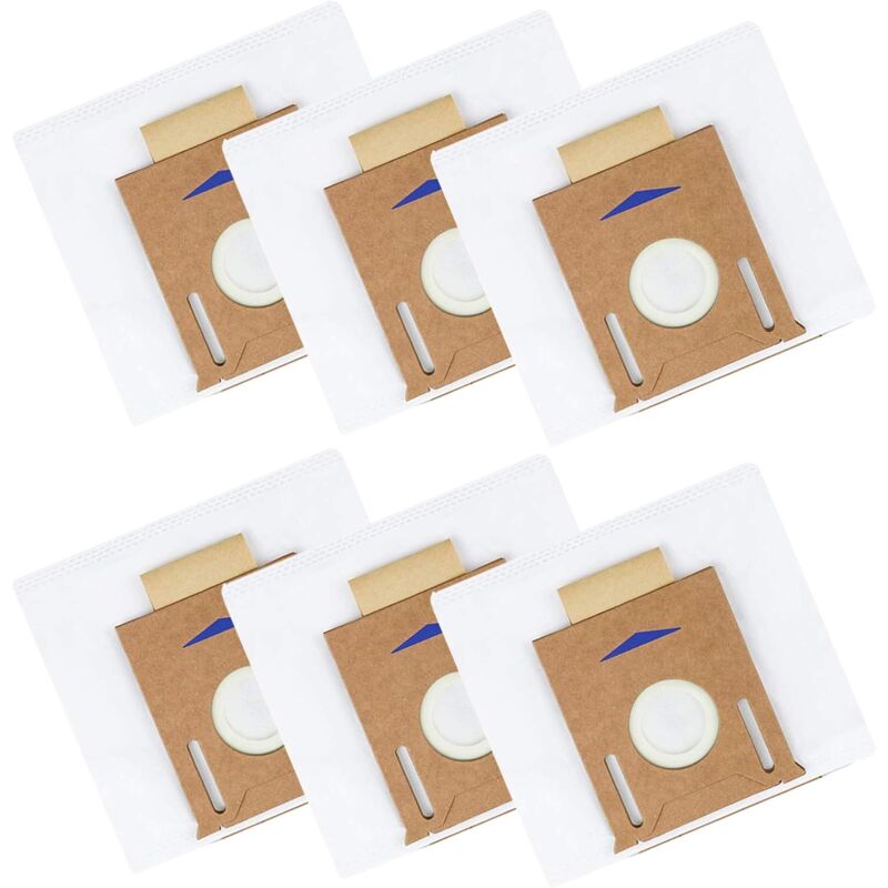 foto del prodotto zvd set di 6 sacchetti antipolvere per robot aspirapolvere ecovacs deebot compatibili con i modelli t8, t9, n8, dx93
