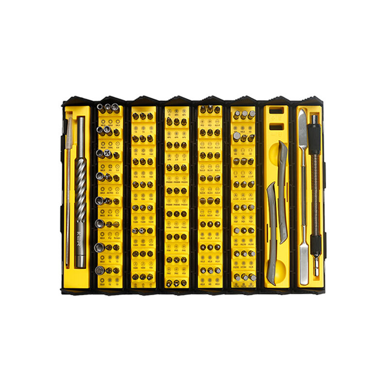 foto del prodotto zvd set di cacciaviti 128 in 1 punte magnetiche di precisione, kit di riparazione multifunzionale