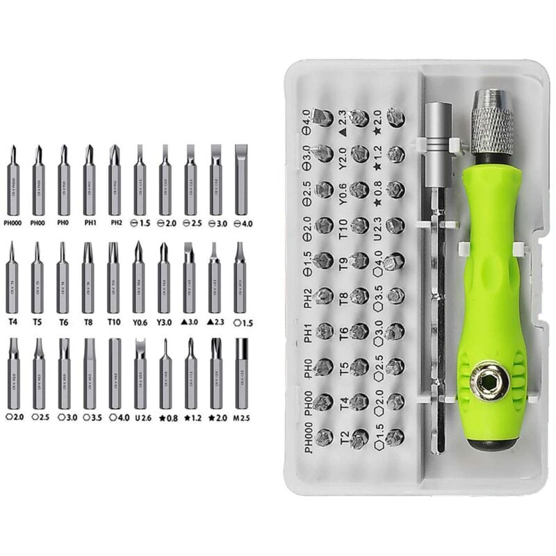 foto del prodotto zvd set di cacciaviti di precisione 32 in 1 portatile per computer, iphone, occhiali