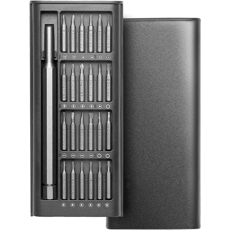 foto del prodotto zvd set di cacciaviti di precisione da 24 pezzi occhiali, fotocamera, controller ps4, laptop, cellulare, elettronica