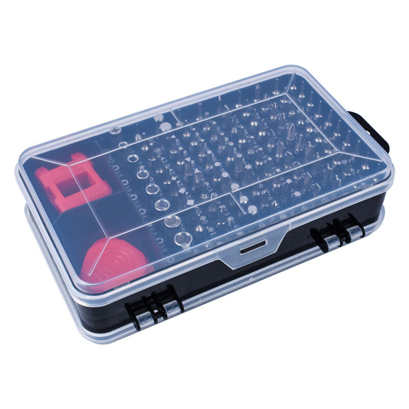 foto del prodotto zvd set di cacciaviti magnetici 110 in 1 estensione di precisione per pc e telefono, kit di utensili con pinzette a piede di porco