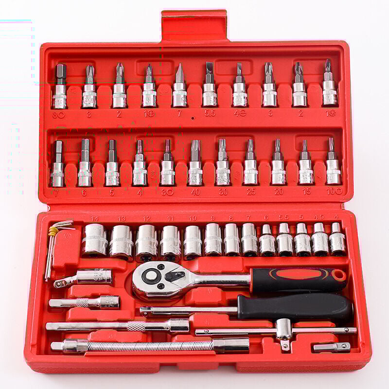 foto del prodotto zvd set di utensili manuali per la riparazione di auto chiave a bussola, chiave dinamometrica e cacciavite
