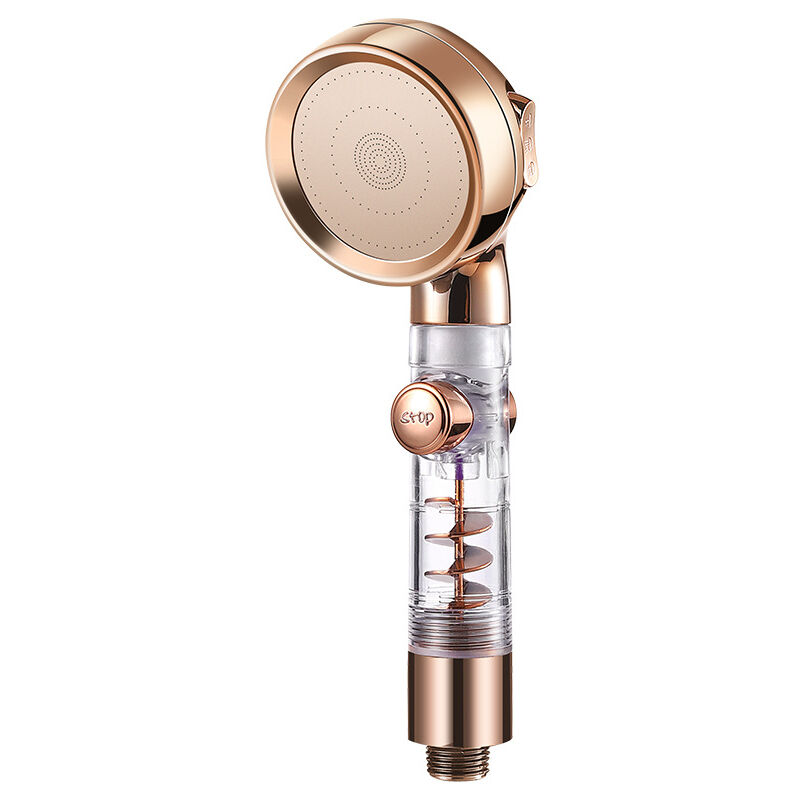 foto del prodotto zvd set doccia turbocompresso 3 modalit , filtro ad alta pressione tubo flessibile e staffa inclusi bagno
