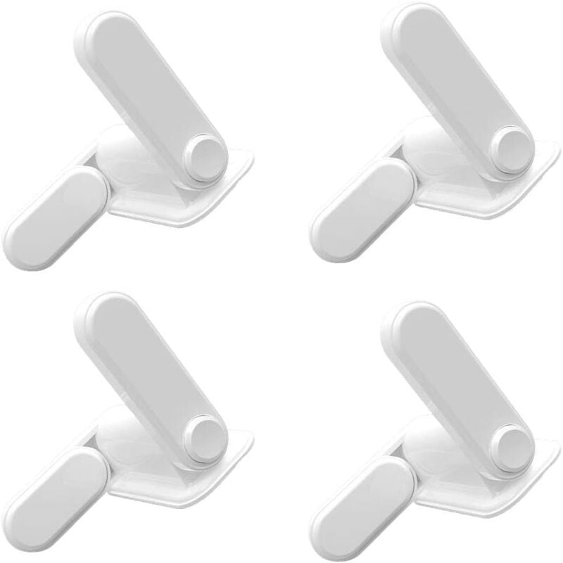 foto del prodotto zvd set of 4 baby door handles, child door lever lock, anti door handle lock, pet proof door handle lock, no drill, no screws, safe for children.