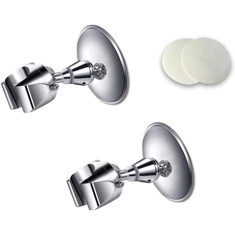 foto del prodotto zvd shower head holder, adjustable handheld shower holder chrome shower wall bracket for standard shower hose, handheld fixed wall mount strong