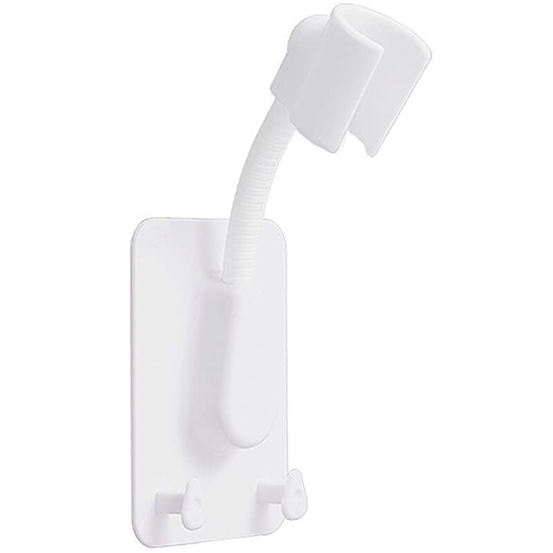 foto del prodotto zvd shower head holders, no drilling, 360 adjustable, bathroom accessories shower head holder, white