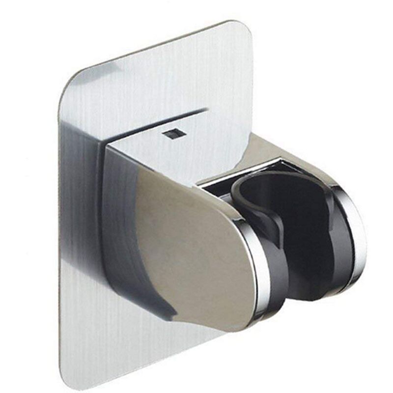 foto del prodotto zvd shower holder, self adhesive detachable wall mounted shower head holder with adjustable angle, waterproof, heavy duty, wall mounted for