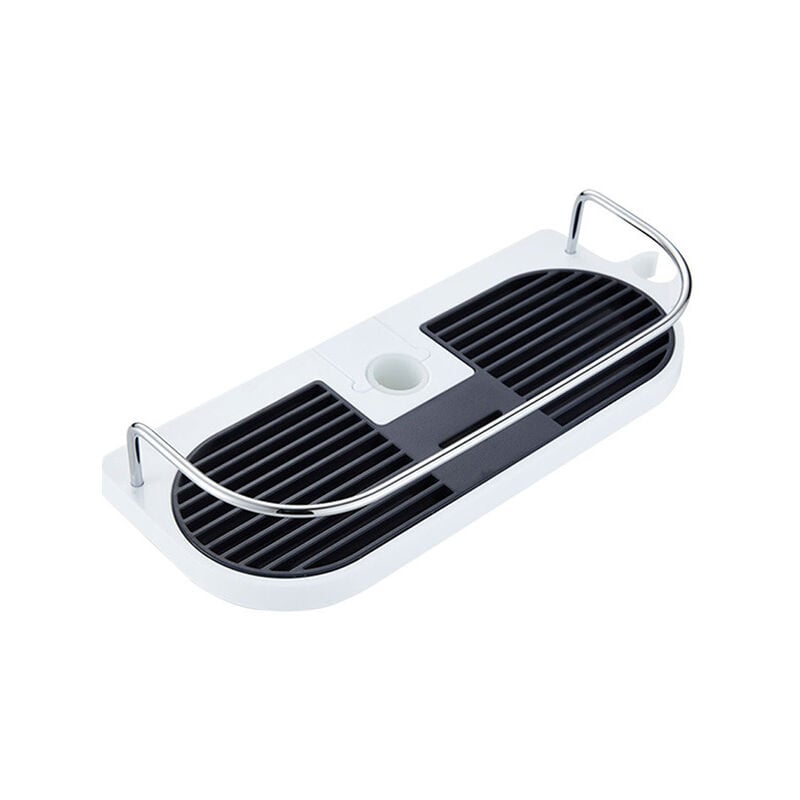 foto del prodotto zvd shower shelf punch free shower bar shower tray adjustable railing bathroom soap dish