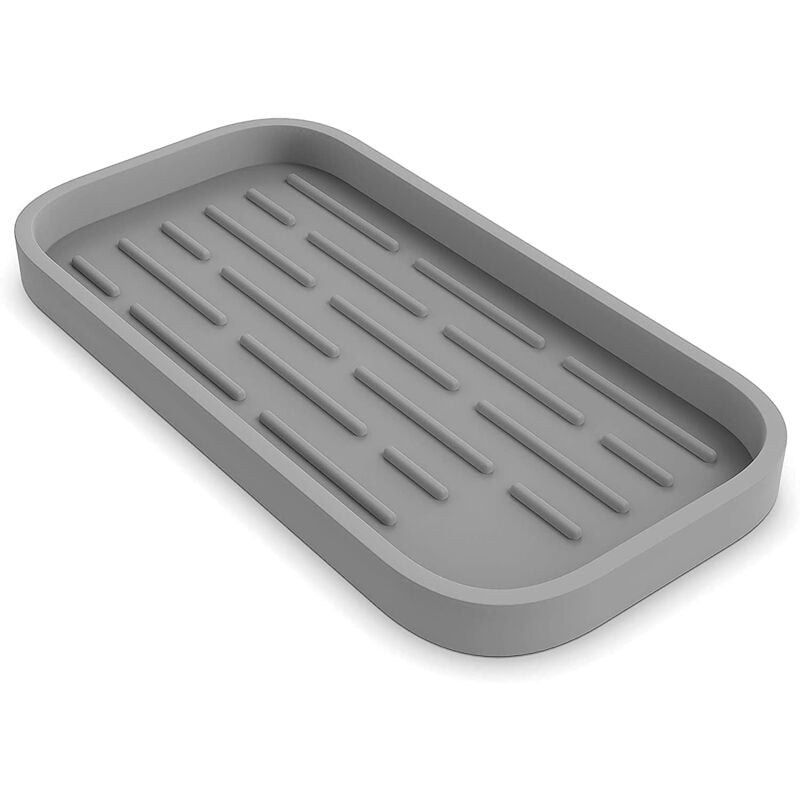 foto del prodotto zvd silicone drip mat for sponges, soap brushes, wine glass drying mat, non slip sponge holder kitchen utensil holder, sponge holder set of 1
