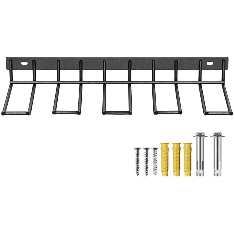 foto del prodotto zvd simplicity drill storage rack wall mounted iron drill bit holder power tool storage garage storage rack, single layer storage rack single layer
