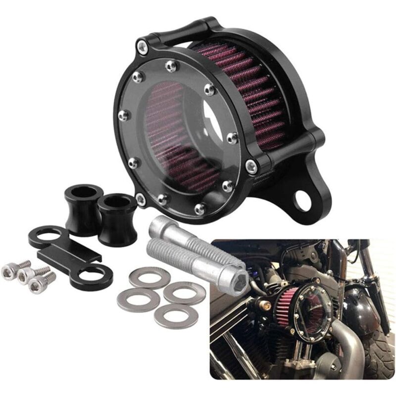 foto del prodotto zvd sistema di filtraggio del pulitore di aspirazione dell auto filtro dell aria harley sportster xl883nrpxl1200lxiron 883 8xl1200x series
