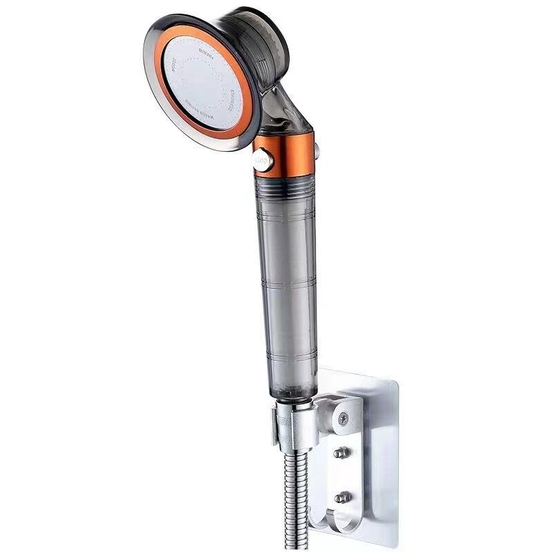 foto del prodotto zvd soffione doccia ad alta pressione, soffione doccia minerale ad alta pressione con triplo filtro, risparmio idrico