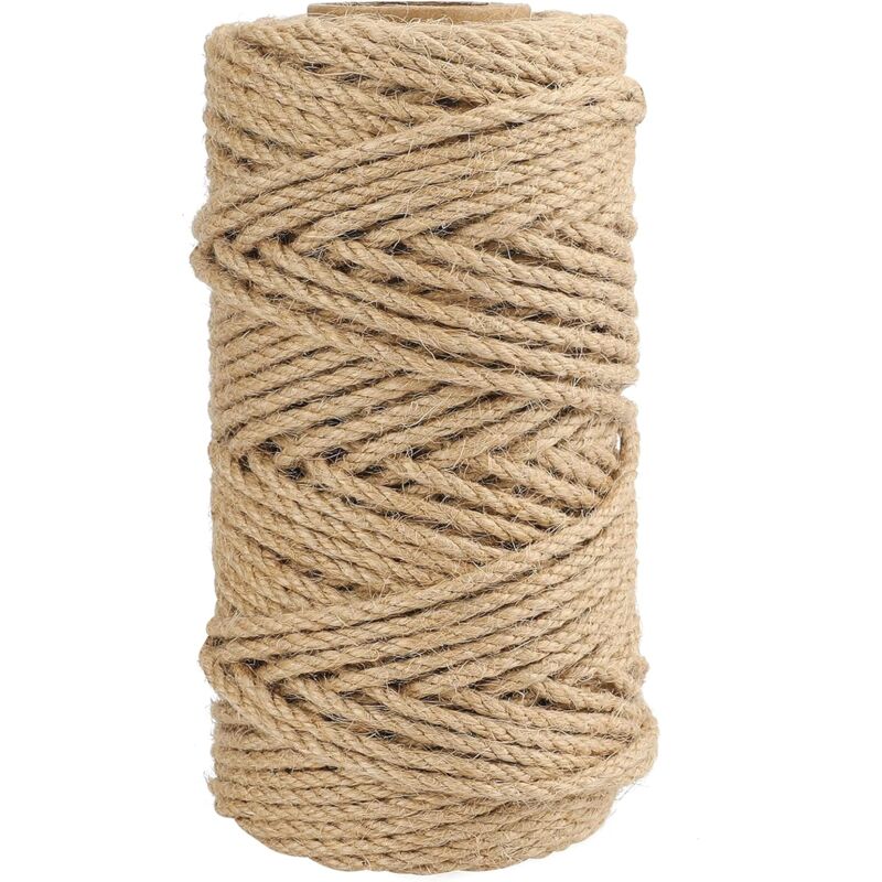foto del prodotto zvd spago di juta spesso 4 mm 50 m per imballaggio e decorazione del giardino