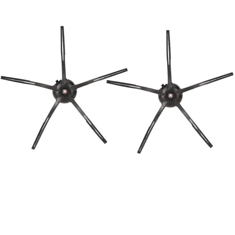 foto del prodotto zvd spazzola laterale pentagonale per robot spazzante roborock s7 t7s plus g10 confezione da 2 nero 