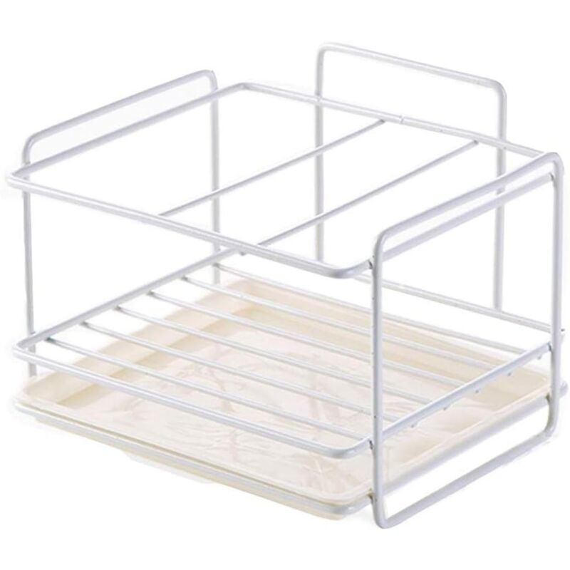 foto del prodotto zvd sponge holder kitchen sink storage sponge holder iron basket utensil holder cleaning cloth and brushes dish liquid holder soap tray