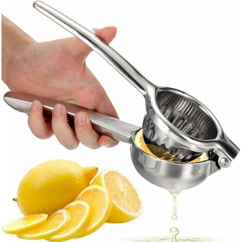 foto del prodotto zvd spremiagrumi manuale in acciaio inox 18 10 ovos spremiagrumi infrangibile, lavabile in lavastoviglie acciaio inox 