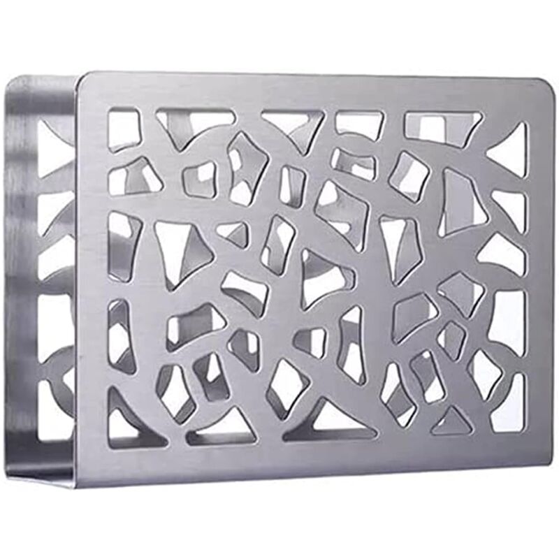 foto del prodotto zvd stainless steel napkin holder for dining, kitchen and living room counters, picnics, parties