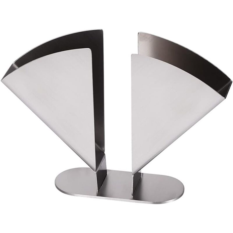foto del prodotto zvd stainless steel napkin holder, napkin holder hollow paper dispenser, modern napkin holder, for dining table counter kitchen and living room