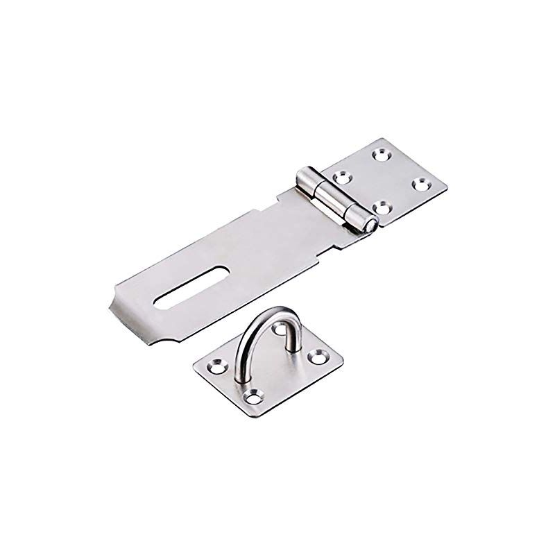 foto del prodotto zvd stainless steel padlock hasps, heavy duty tape hasps and screws, door locks, door locks, shed locks, padlock nails, padlock nails for doors,