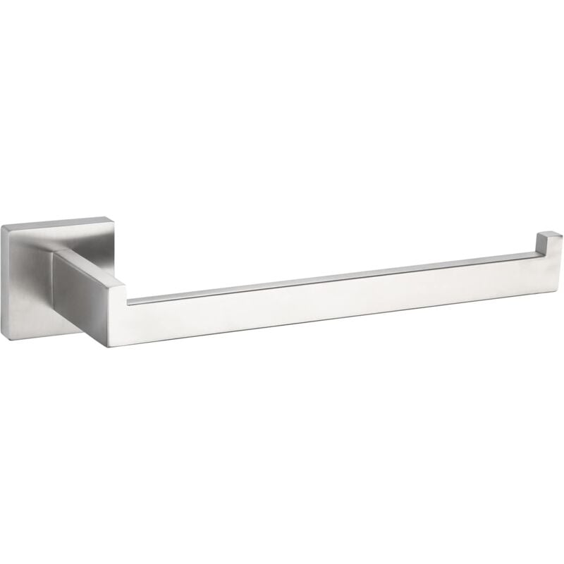 foto del prodotto zvd stainless steel screw rails brushed nickel bathroom towel rails