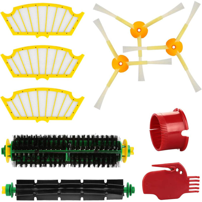 foto del prodotto zvd suitable for irobot robert 5 series 530 550 560 sweeping robot accessories rolling brush side brush side brush filter