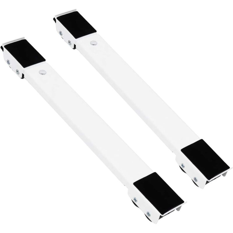 foto del prodotto zvd supporto per lavatrice mobile regolabile con blocco fisso base antiscivolo con 24 ruote 46 cm x 5 cm x 4 cm 