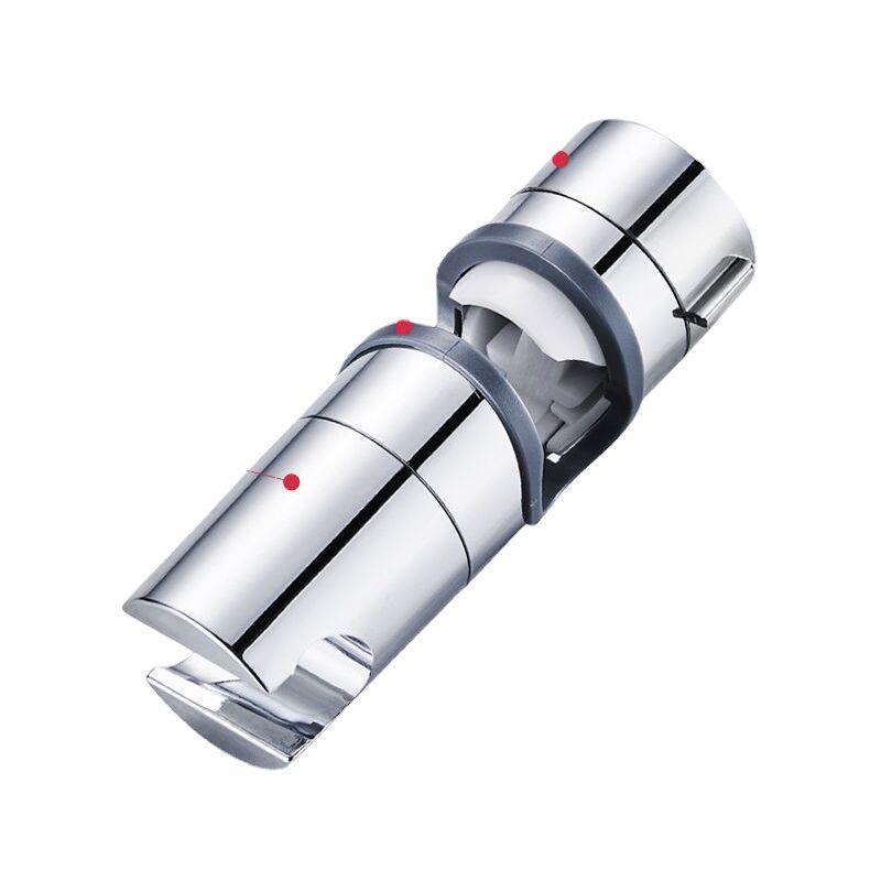 foto del prodotto zvd supporto per soffione doccia, diametro regolabile 18 25mm, abs cromato argento 