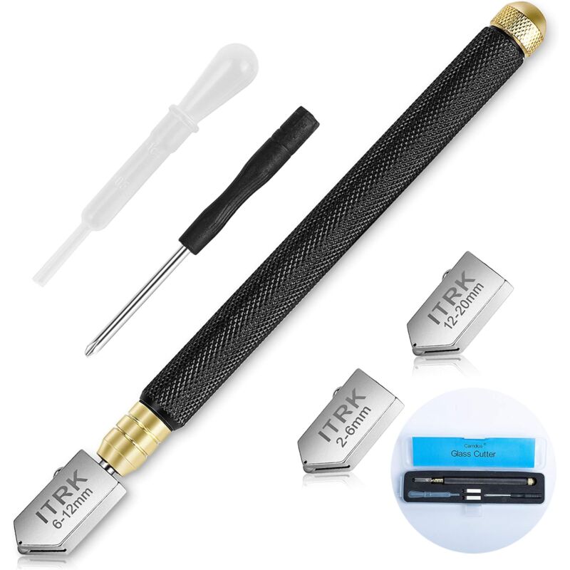 foto del prodotto zvd tagliavetro da 2 mm a 20 mm utensile per il taglio del vetro stile matita punta in carburo taglio di vetro piastrelle