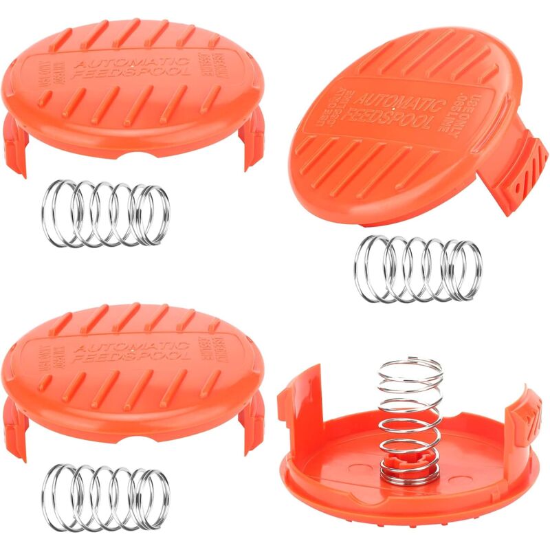 foto del prodotto zvd tappi per rocchetti, 4 pezzi di tappi per rocchetti, tappi per rocchetti per decespugliatore, accessori per decespugliatori, tappi per