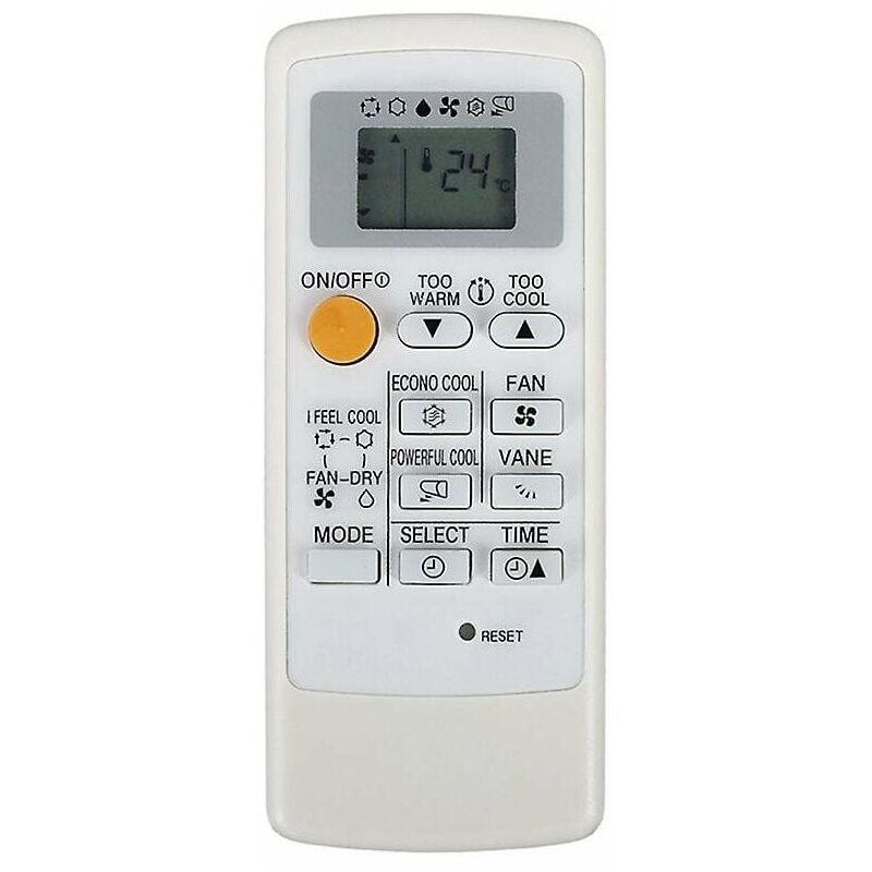foto del prodotto zvd telecomando di ricambio per aria condizionata compatibile con mitsubishi