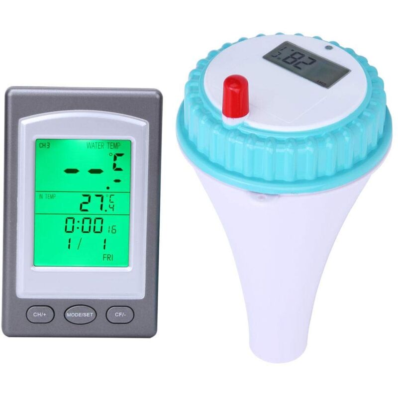 foto del prodotto zvd termometro galleggiante wireless termometro per piscina impermeabile telecomando digitale