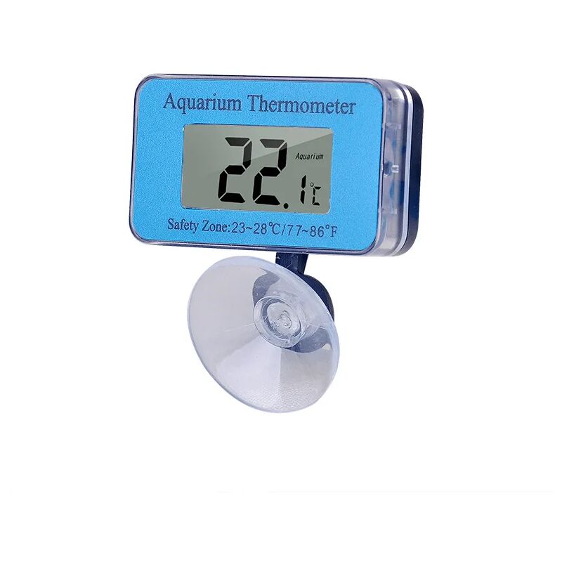 foto del prodotto zvd termometro lcd impermeabile per acquario con ventosa ideale per il monitoraggio della temperatura dell acqua