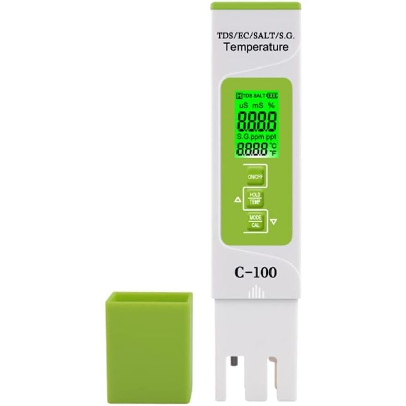 foto del prodotto zvd tester digitale ad alta precisione per tds ec salinit sg temperatura dell acqua