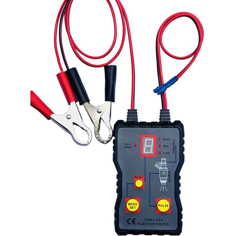 foto del prodotto zvd tester per iniettori di carburante per auto da 12 v, 4 modalit a impulsi, strumento di test diagnostico del sistema di pressione del