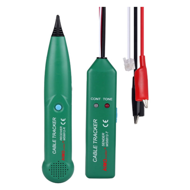foto del prodotto zvd tester professionale per cavi di rete con rilevatore di cavi e rilevatore di linee verde 