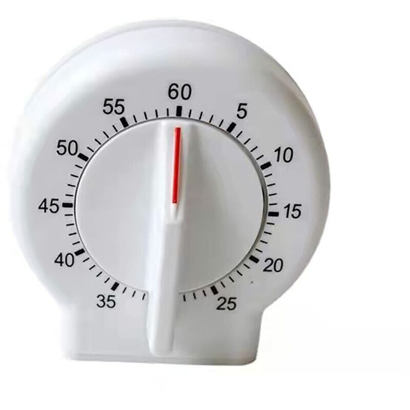 foto del prodotto zvd timer da cucina da 60 minuti facile da leggere bianco 