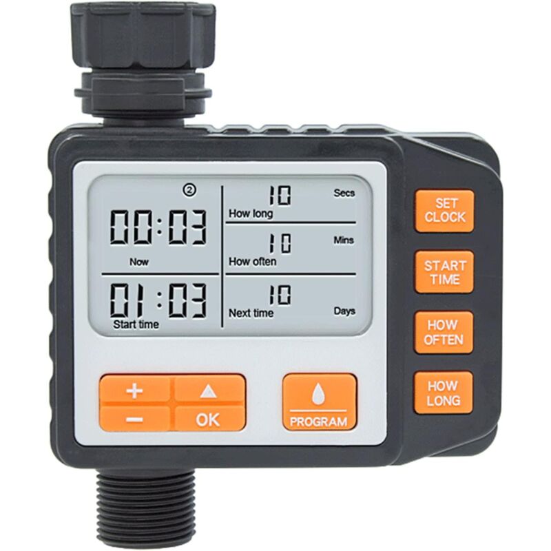 foto del prodotto zvd timer per irrigazione, regolatore di irrigazione esterno, timer elettronico per irrigatore automatico, per giardino, serra, orto, prato,