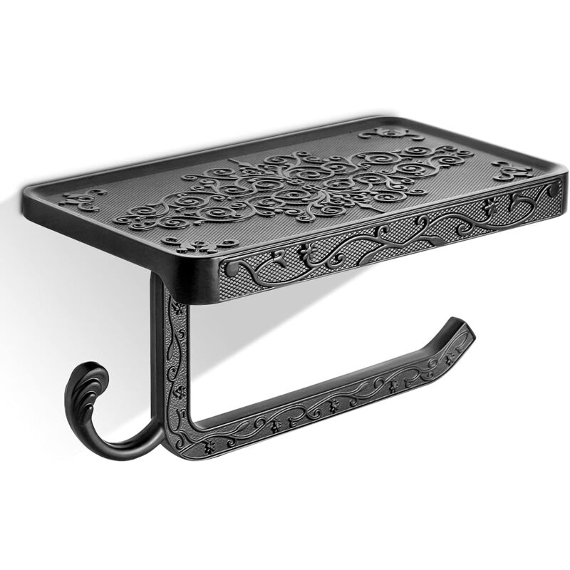 foto del prodotto zvd toilet paper holder, perforated aluminum waterproof toilet paper holder, suitable for various scenarios in the kitchen, bathroom and living room
