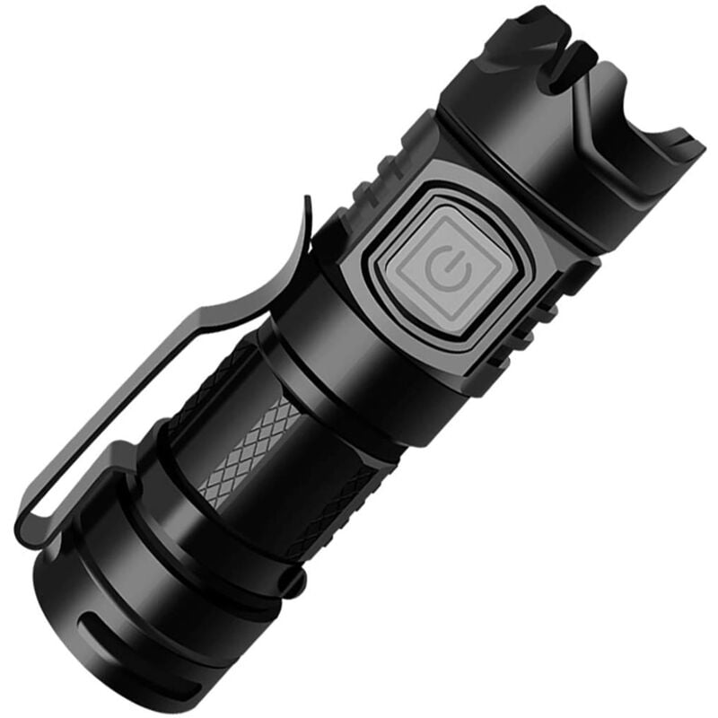 foto del prodotto zvd torcia led con ricarica usb 3 modalit di oscuramento, prevenzione disastri, campeggio, pesca
