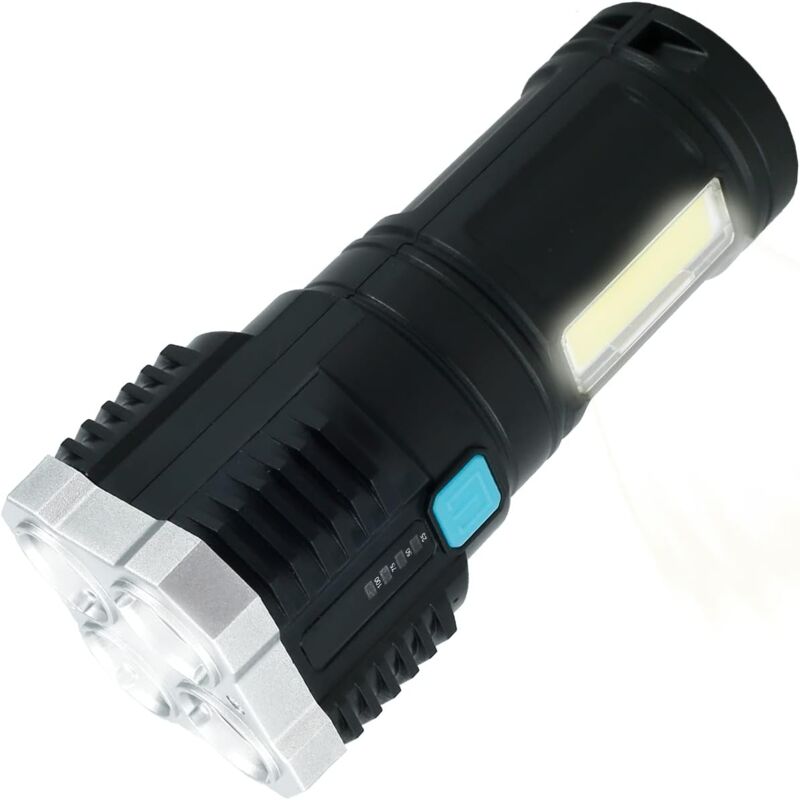 foto del prodotto zvd torcia led ricaricabile 1200lm 4 modalit impermeabile uso domestico campeggio escursionismo emergenza