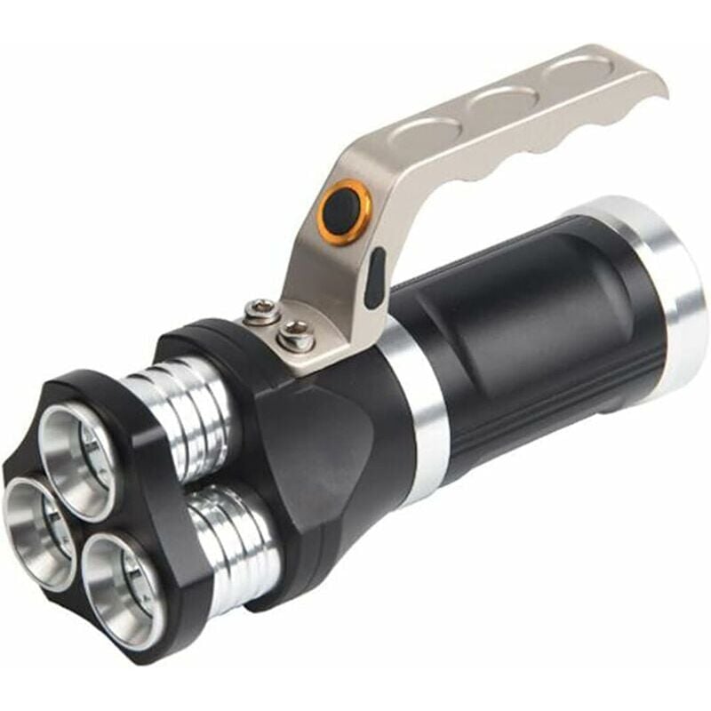 foto del prodotto zvd torcia led ricaricabile multifunzionale potente 5000 lumen usb per campeggio, pesca, caccia